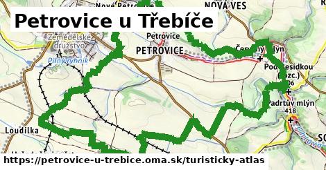 ikona Turistická mapa turisticky-atlas v petrovice-u-trebice