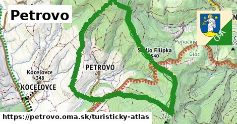 ikona Turistická mapa turisticky-atlas v petrovo