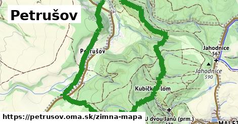 ikona Zimná mapa zimna-mapa v petrusov