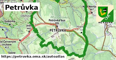 ikona Mapa autoatlas v petruvka