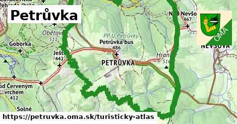 ikona Turistická mapa turisticky-atlas v petruvka