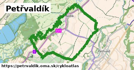 ikona Petřvaldík: 12,7 km trás cykloatlas v petrvaldik
