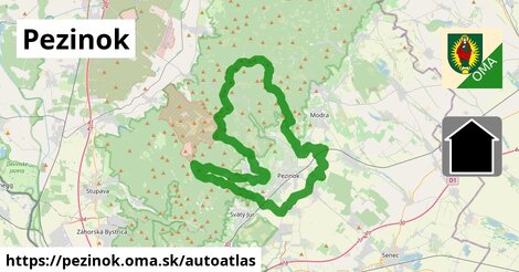 ulice v Pezinok