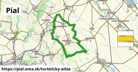 ikona Pial: 0 m trás turisticky-atlas v pial