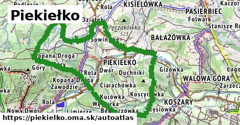 ikona Mapa autoatlas v piekielko