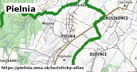 ikona Turistická mapa turisticky-atlas v pielnia