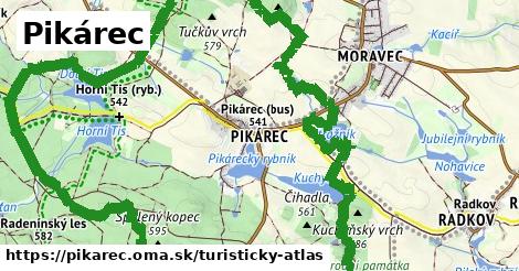 ikona Turistická mapa turisticky-atlas v pikarec