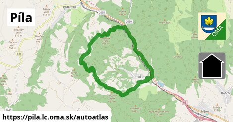 ikona Mapa autoatlas v pila.lc