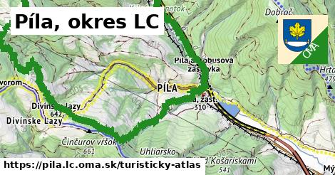 ikona Turistická mapa turisticky-atlas v pila.lc