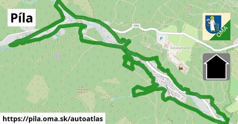 ikona Mapa autoatlas v pila