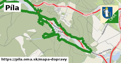 ikona Mapa dopravy mapa-dopravy v pila