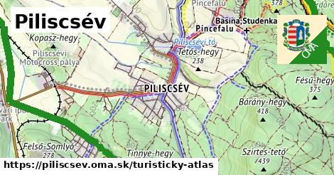 ikona Turistická mapa turisticky-atlas v piliscsev