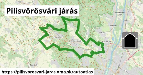 ikona Mapa autoatlas v pilisvorosvari-jaras