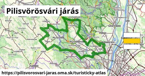 ikona Turistická mapa turisticky-atlas v pilisvorosvari-jaras