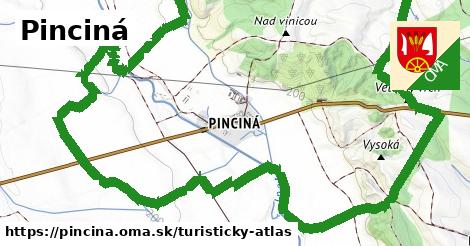 ikona Turistická mapa turisticky-atlas v pincina