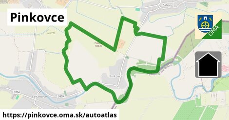 ikona Mapa autoatlas v pinkovce