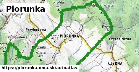 ikona Mapa autoatlas v piorunka