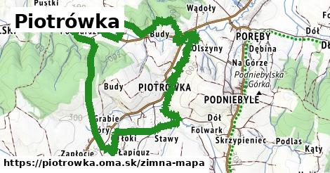 ikona Piotrówka: 0 m trás zimna-mapa v piotrowka