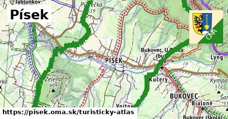 ikona Turistická mapa turisticky-atlas v pisek