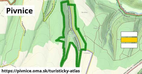 ikona Pivnice: 1,03 km trás turisticky-atlas v pivnice