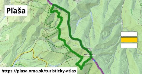 ikona Turistická mapa turisticky-atlas v plasa