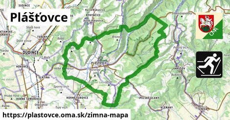 ikona Zimná mapa zimna-mapa v plastovce