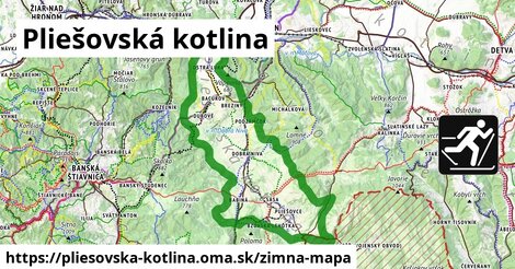 ikona Zimná mapa zimna-mapa v pliesovska-kotlina