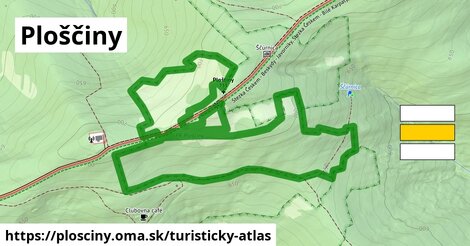 ikona Turistická mapa turisticky-atlas v plosciny