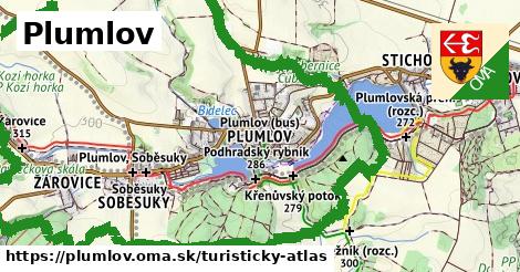 ikona Turistická mapa turisticky-atlas v plumlov