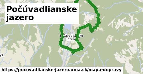 ikona Počúvadlianske jazero: 0 m trás mapa-dopravy v pocuvadlianske-jazero