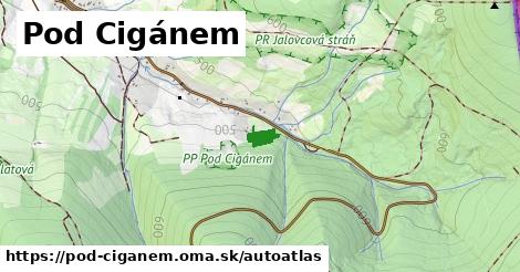 ikona Mapa autoatlas v pod-ciganem