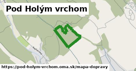 ikona Pod Holým vrchom: 0 m trás mapa-dopravy v pod-holym-vrchom