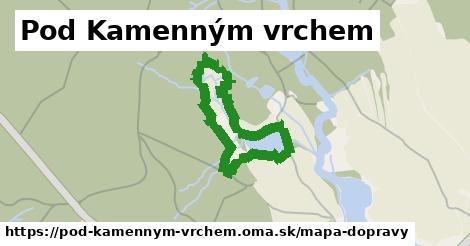 ikona Pod Kamenným vrchem: 0 m trás mapa-dopravy v pod-kamennym-vrchem