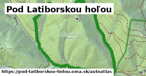 ikona Mapa autoatlas v pod-latiborskou-holou