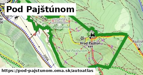 ikona Mapa autoatlas v pod-pajstunom