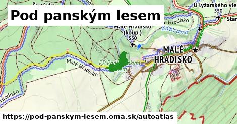 ikona Mapa autoatlas v pod-panskym-lesem