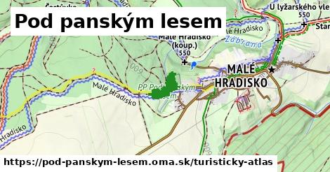 ikona Turistická mapa turisticky-atlas v pod-panskym-lesem