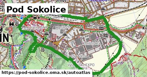 ikona Mapa autoatlas v pod-sokolice