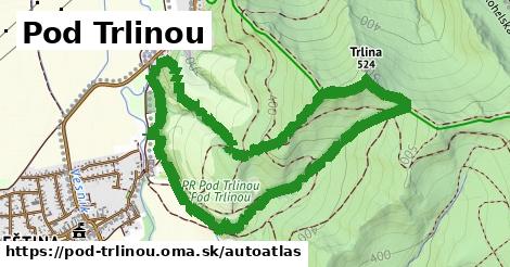 ikona Mapa autoatlas v pod-trlinou