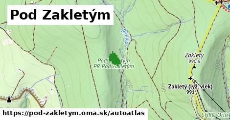 ikona Mapa autoatlas v pod-zakletym