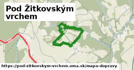 ikona Pod Žitkovským vrchem: 0 m trás mapa-dopravy v pod-zitkovskym-vrchem