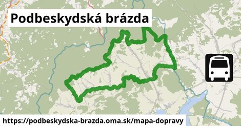 ikona Mapa dopravy mapa-dopravy v podbeskydska-brazda