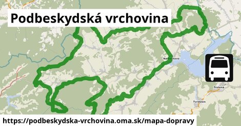 ikona Mapa dopravy mapa-dopravy v podbeskydska-vrchovina