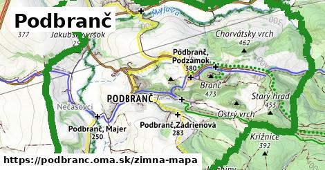 ikona Zimná mapa zimna-mapa v podbranc