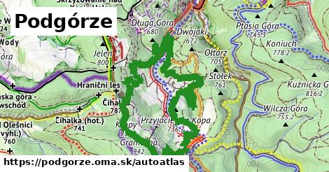 ikona Mapa autoatlas v podgorze