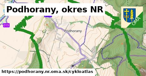 ikona Podhorany, okres NR: 30 km trás cykloatlas v podhorany.nr