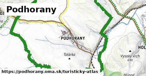 ikona Turistická mapa turisticky-atlas v podhorany