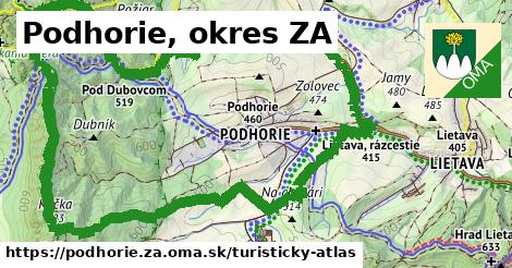 ikona Turistická mapa turisticky-atlas v podhorie.za