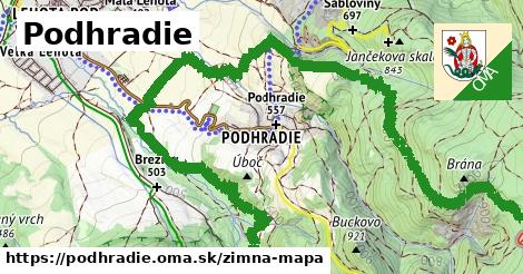 ikona Zimná mapa zimna-mapa v podhradie