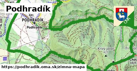 ikona Zimná mapa zimna-mapa v podhradik